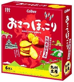 [N-0097] 가루비 오사쯔홋코리 큐슈산베니하루카 6봉지